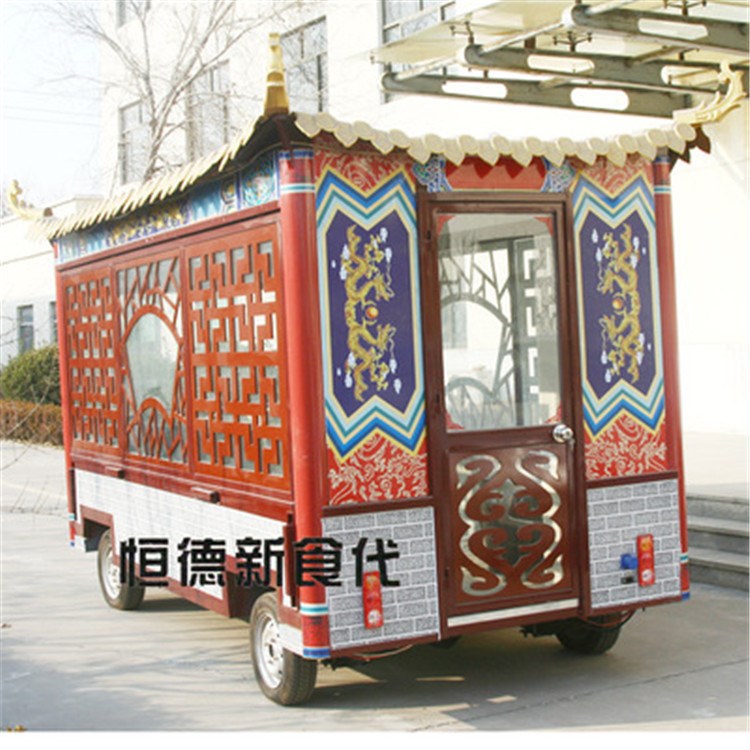 四輪電動(dòng)餐車 多功能 移動(dòng)店車 廠家直銷  快餐外賣車電動(dòng)小吃車