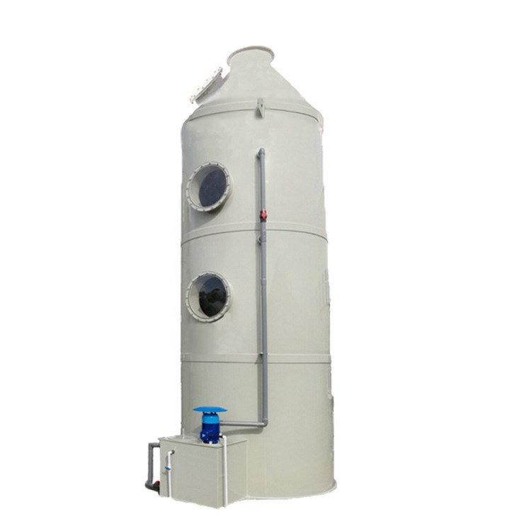 塑料廢氣處理設備PP水噴淋塔噴漆廢氣凈化塔電鍍酸霧凈化塔