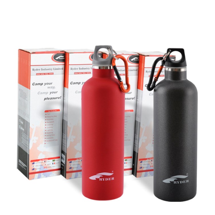 Ryder萊德戶外運動水壺單層運動杯子鋁制水壺750ML