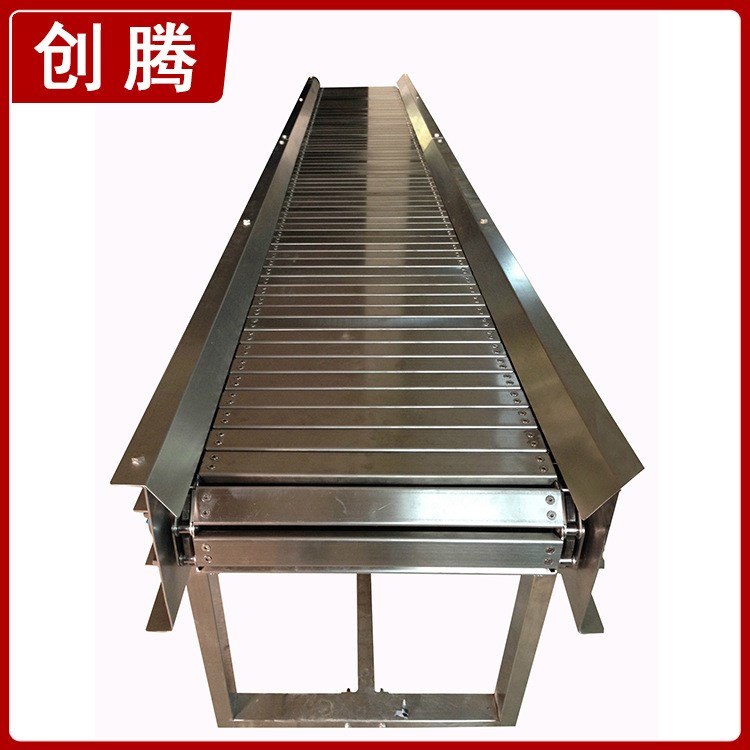 高溫移動(dòng)式動(dòng)履帶鏈板輸送機(jī) 耐用小型不銹鋼電動(dòng)鏈板輸送機(jī)