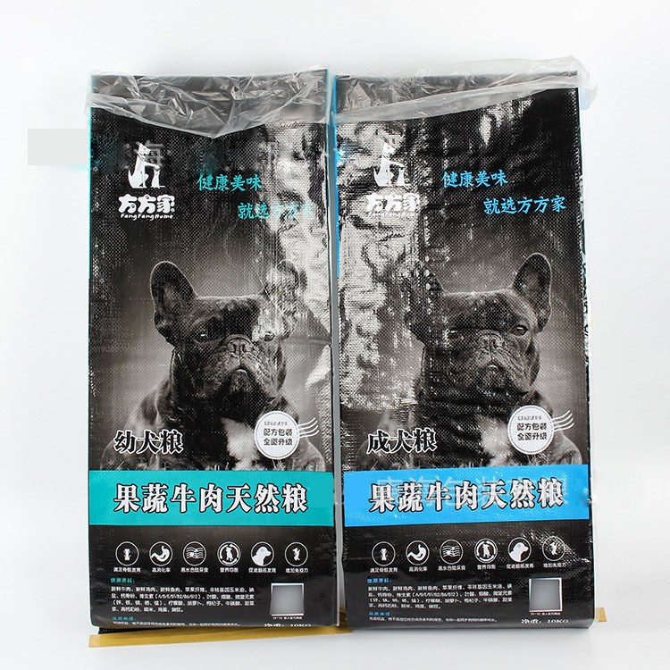 提供 彩印狗糧包裝袋 復合塑料覆膜寵物糧食袋 可印logo