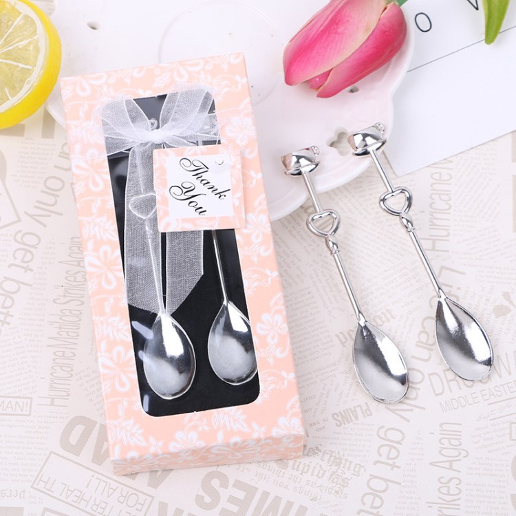 婚慶婚禮情人節(jié)禮品 精致情侶咖啡勺餐具 婚慶創(chuàng)意禮品