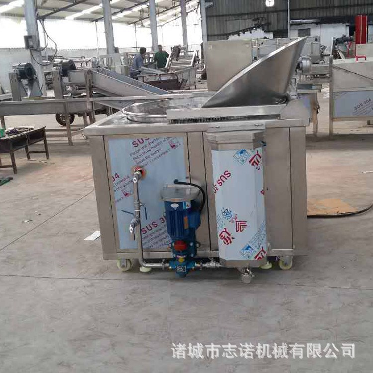 廠家長期供應油水混合油炸鍋 全自動油炸機 食品加工機械定制生產