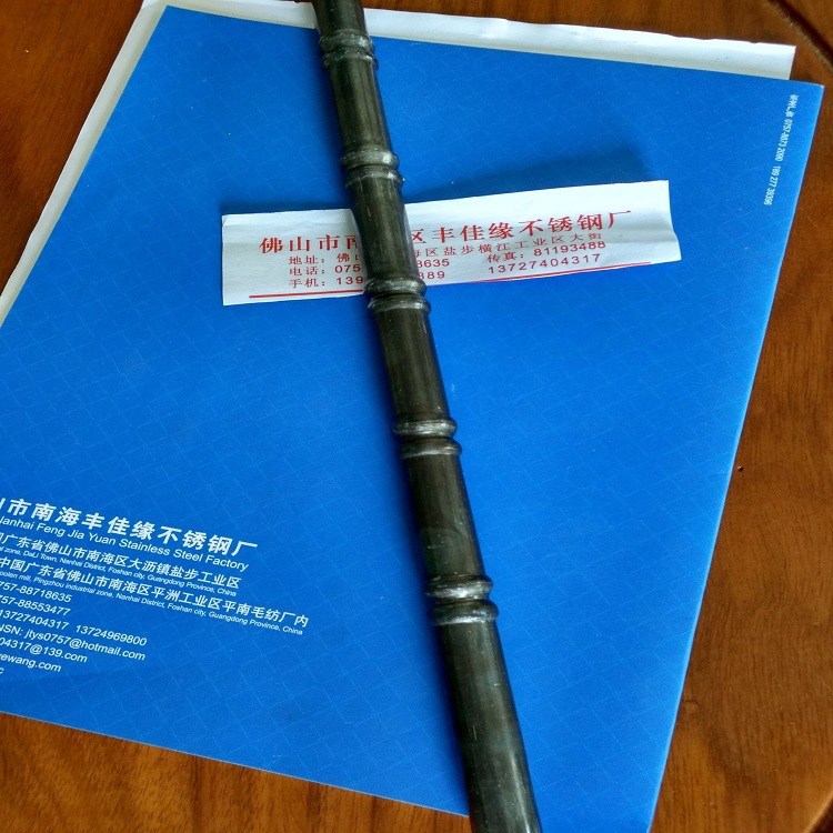 竹節(jié)花管/不銹鋼異形管廠/家具材料管/餐椅腳材料管/不銹鋼花管