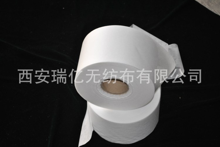 供應足浴袋用熱封熱粘合無紡布ES短纖維透水透氣熱軋無紡布