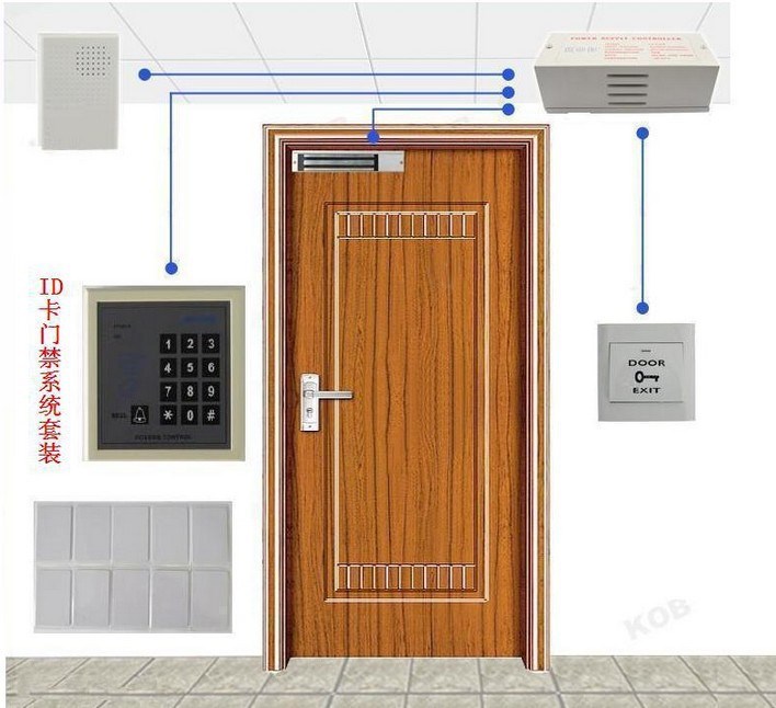 ID IC卡門禁系統(tǒng)套裝（單開）刷卡門禁系統(tǒng)/電子密碼門禁