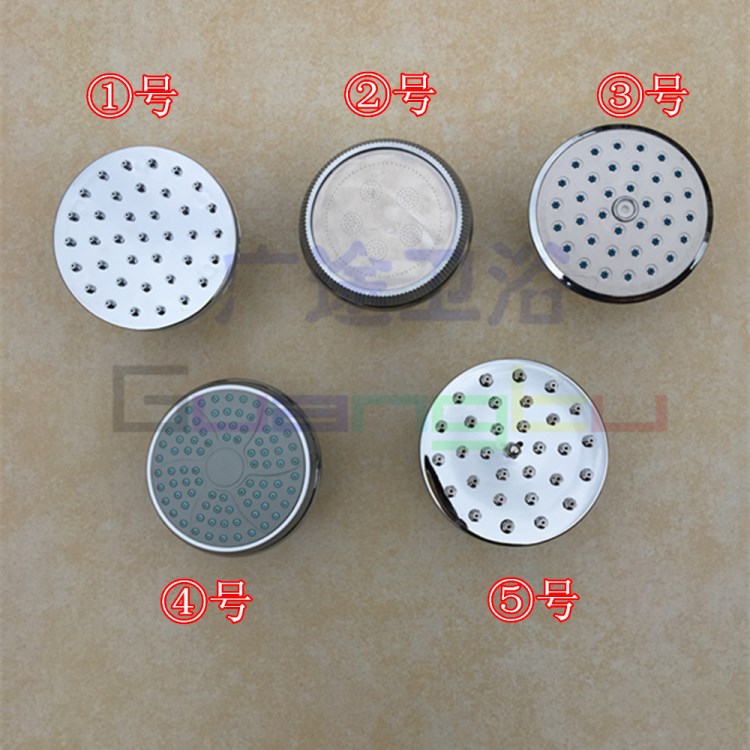 厂家直销4寸电镀淋浴顶喷头节水花洒浴池澡堂abs淋雨头