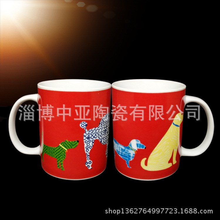 陶瓷杯定制logo 外貿(mào)廣告馬克杯生產(chǎn)廠家 創(chuàng)意禮品炻瓷杯