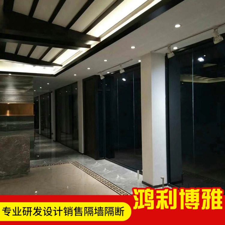 深圳廣州辦公室玻璃隔斷寫字樓鋁合金隔斷墻雙玻百葉隔斷高隔墻