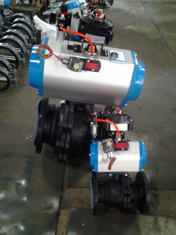 氣動球閥DN200電磁閥料漿閥DQVTM-16C 氣動控制閥