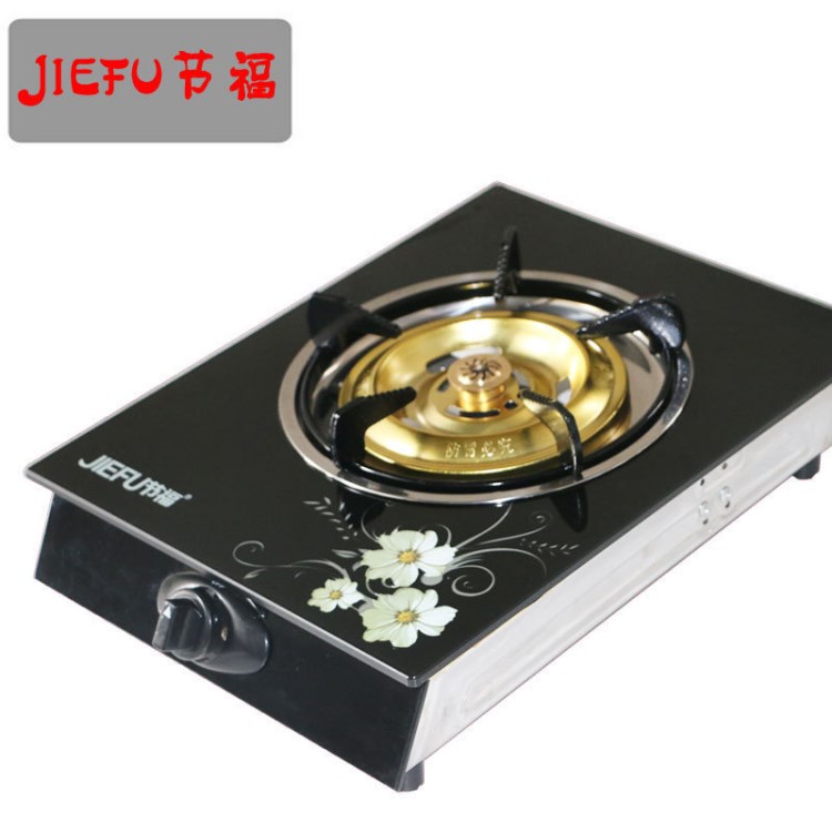 批發新款煤氣爐用節能單灶 銅火蓋爐頭嵌入式臺式猛火灶爐具