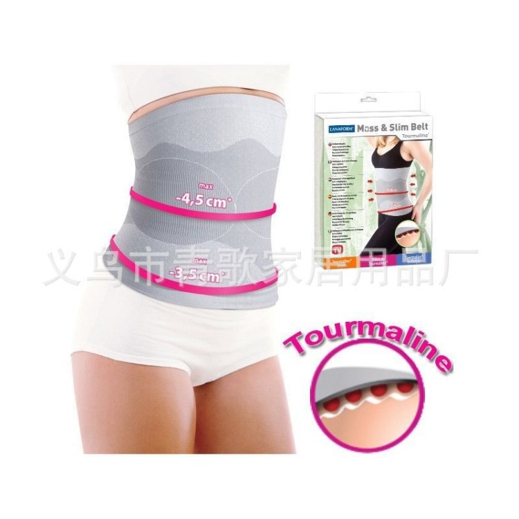 電視購物 電氣石點膠收腹帶 MASS&amp;SLIM TOURMALINE BELT