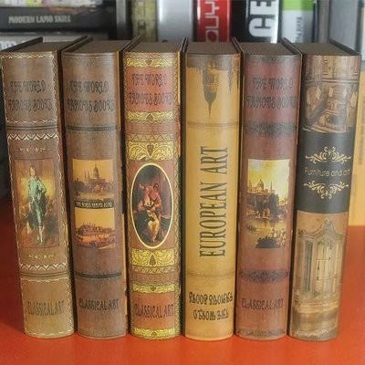 復古仿真書籍 客廳臥室擺飾個性裝飾酒吧咖啡館 餐廳擺飾個性贈品