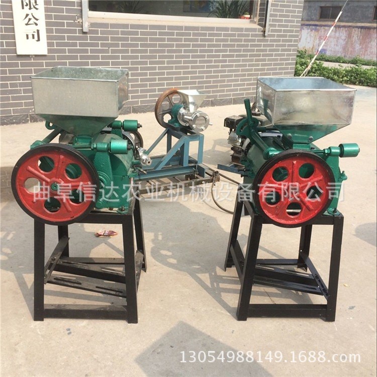 信達機械直銷小型花生米破碎機批發信達電動家用豆扁麥片機 混批