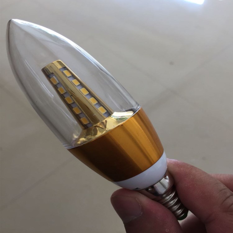 【廠家直銷】LED3w 尖泡 水晶燈專用E14 LED蠟燭燈led燈泡 5w燈泡