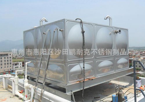 廠家定做消防環保原水處理設備 供水設備不銹鋼水箱 水塔工程承接