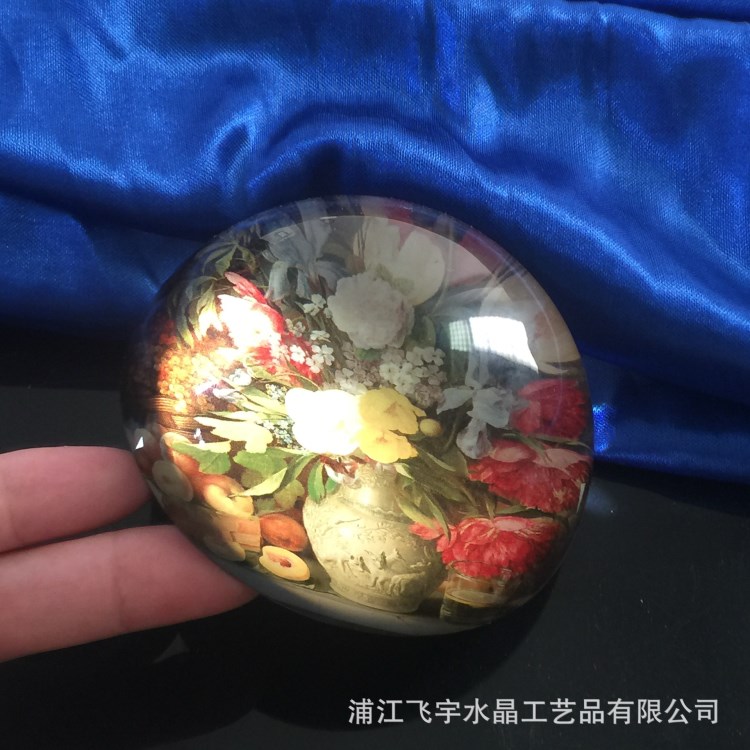 批發定制各種尺寸水晶半球水晶鎮紙水晶裝潢片裝潢用品擺件廠家