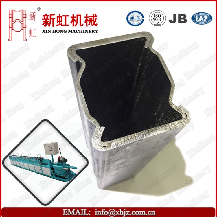 貨架立柱壓模生產線 貨架立柱壓緊自動滾壓成型生產線