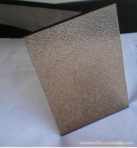 ！3mm 3.5mm 4mm 5mm 5.5mm 6mm 茶色香梨壓花玻璃