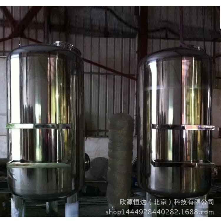 供應(yīng)預(yù)處理不銹鋼過濾罐304不銹鋼材質(zhì)機(jī)械過濾器，石英砂過濾器