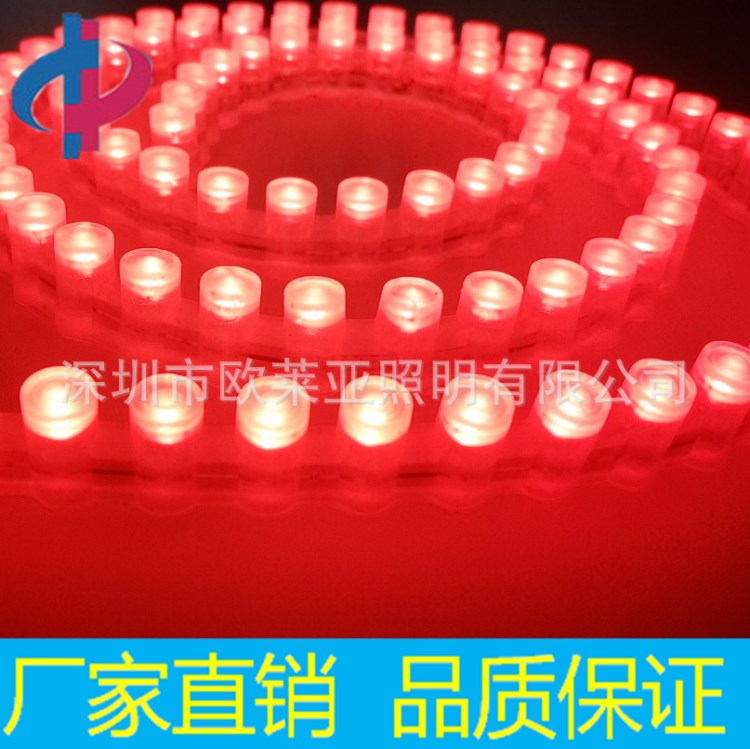 廠家供應(yīng) F5平頭硅膠長(zhǎng)城燈條 24led/24CM 七彩汽車底盤裝飾燈帶