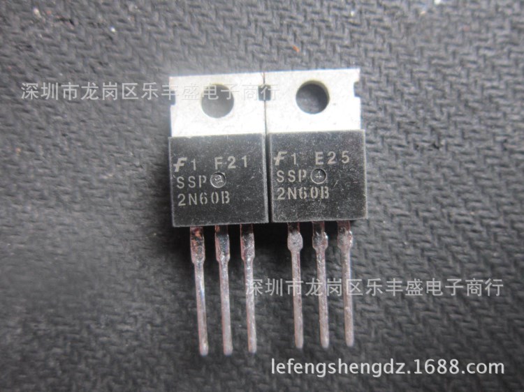 SSP2N60B 拆機(jī)仙童 TO-220 N通道 功率MOS 2A 600V