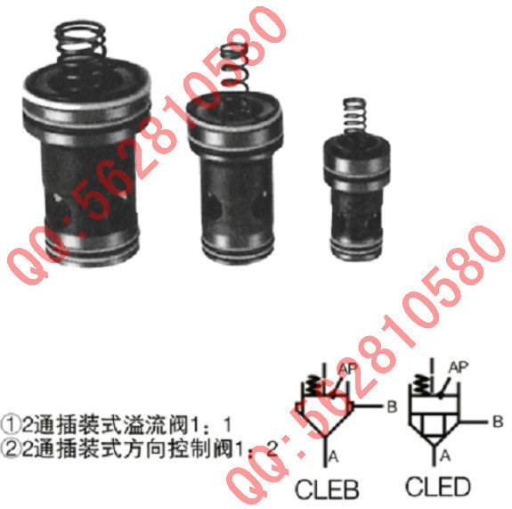 LCV-32 直入式插裝閥，二通插裝閥，邏輯閥