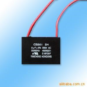供應(yīng)引線電容器 CBB6全套電機啟動電容 量大可議價