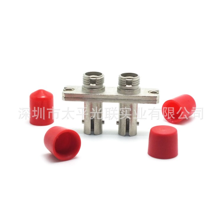 FC-ST 雙芯金屬 vga轉接適配器 轉接耦合器 轉接法蘭 低插入損耗