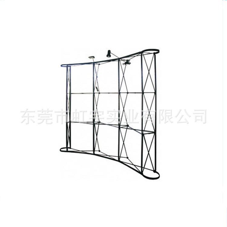 供應(yīng)拉網(wǎng)背景架  鋁合金拉網(wǎng)展架3x4 產(chǎn)品展架弧形