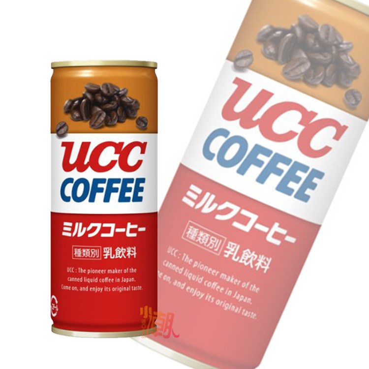 日本原裝UCC悠詩詩原味咖啡乳飲料罐裝絲滑香濃直飲咖啡飲料250g