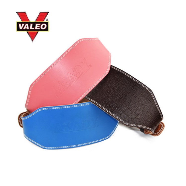 VALEO力量舉重護(hù)腰帶批發(fā)運(yùn)動(dòng)護(hù)具體育用品健身腰帶牛皮束腰深蹲