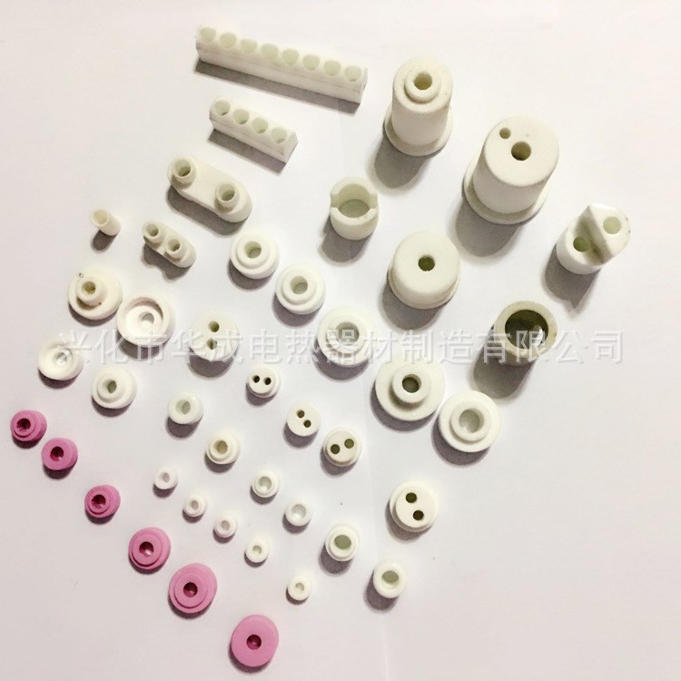耐高溫絕緣陶瓷管 瓷珠 穿線絕緣瓷粒 電餅鐺耐高溫瓷管 陶瓷珠