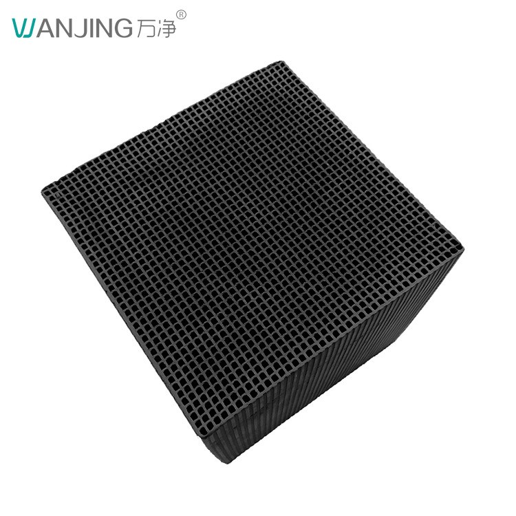 wanjing/萬凈工業(yè)廢氣處理噴漆房除味廢氣處理蜂窩活性炭