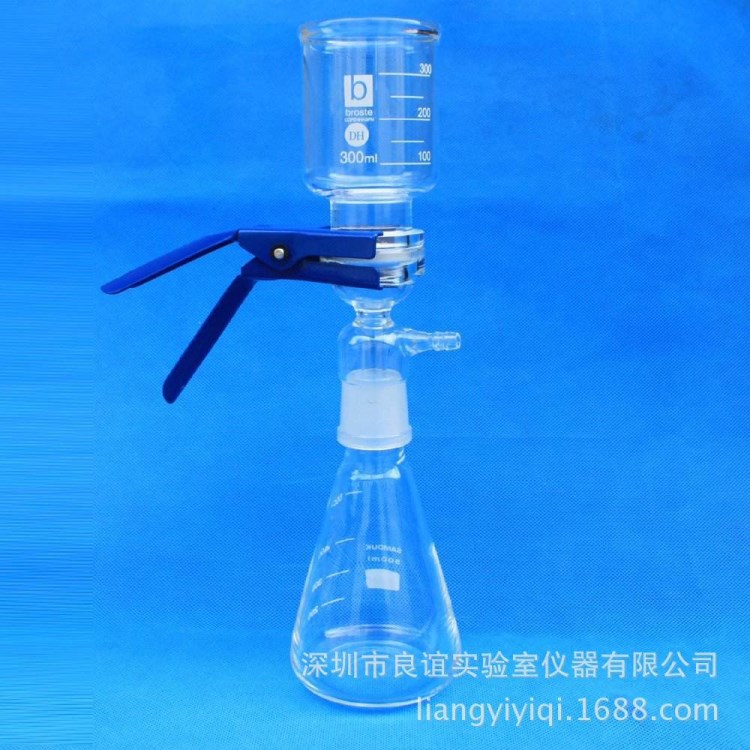 玻璃砂芯溶劑過濾器,250ml 500ml 1000ml抽濾裝置,真空過濾裝置