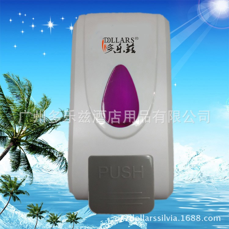 塑料滴液皂液器泡沫皂液器 壁掛單頭手動皂液器洗發(fā)水瓶子皂液盒