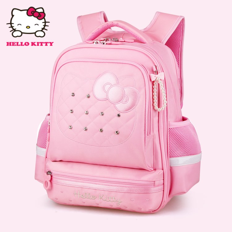 2017新品hello Kitty女小學(xué)生雙肩包兒童護(hù)脊減負(fù)書包 1120