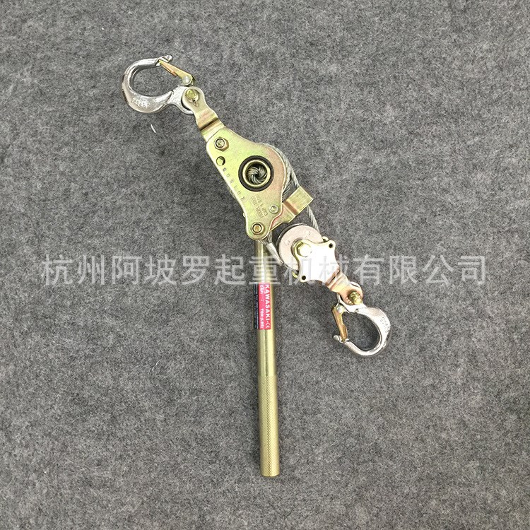 现货供应日式多功能紧线器电力拉紧器电力钢丝绳紧线器收紧器2吨