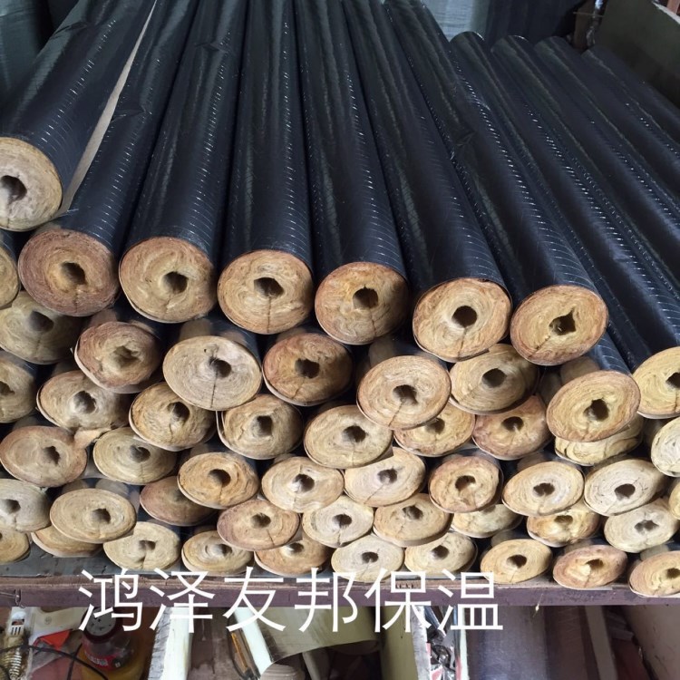 廠家供應防火巖棉管 管道保溫管 鋁箔貼面巖棉管 低價