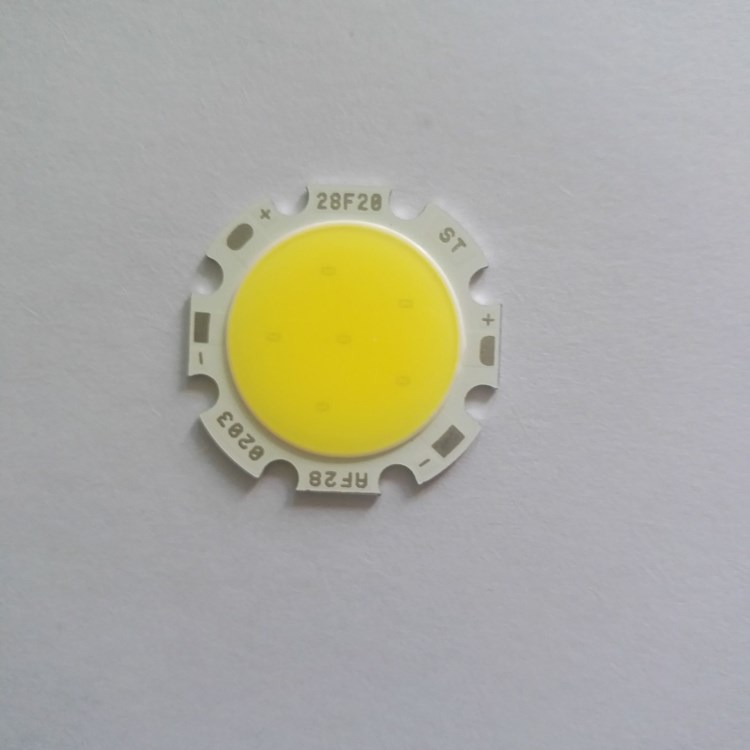 廠家供應(yīng)筒燈射燈專用ac cob燈珠 圓形 外徑28MM 發(fā)光面20MM