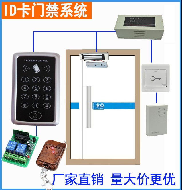 F-11智能門禁系統(tǒng) 單門門禁系統(tǒng) 門禁控制器套裝 刷卡密碼門禁