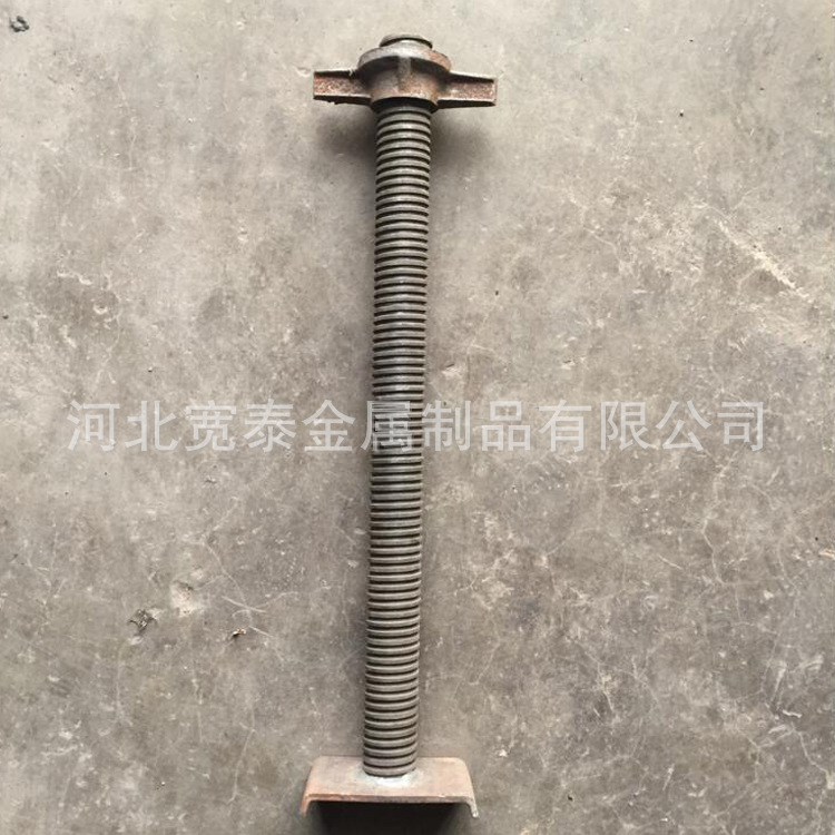 廠家直銷 可調頂托絲桿 腳手架u型空心頂托 建筑配件專用上下底托
