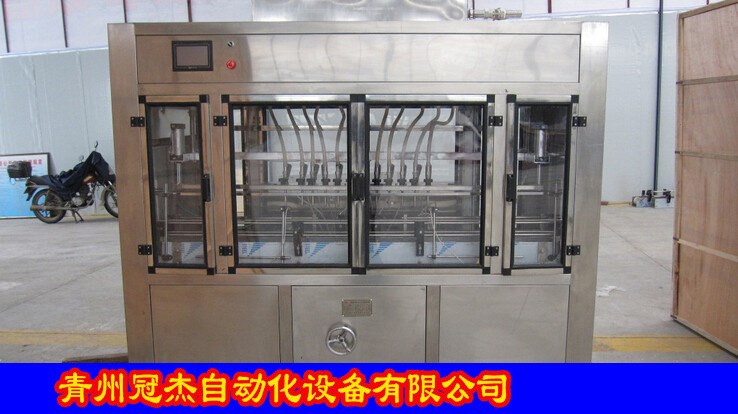 供應(yīng)冠杰防起沫全自動醬油灌裝機 全自動醋灌裝機 醬油灌裝生產(chǎn)線