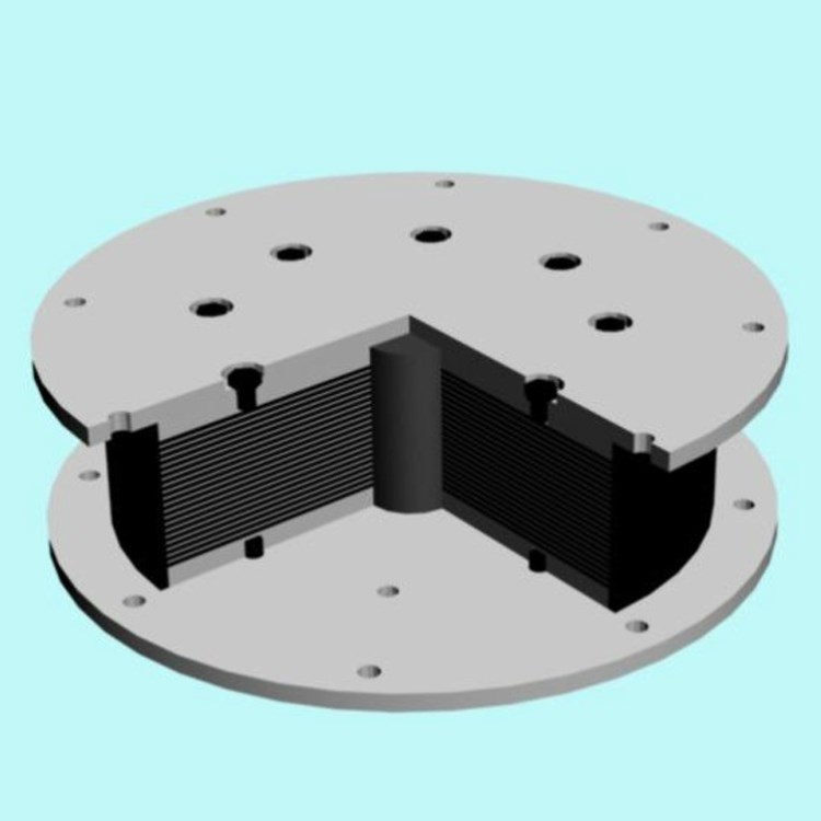 橡胶支座 HDR系列高阻尼铅芯隔震支座 变形伸缩缝 规格可定做