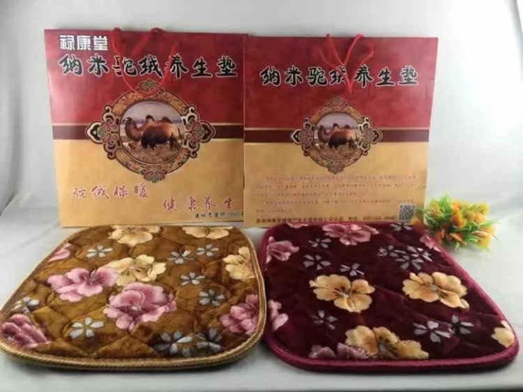 會(huì)銷禮品 納米駝絨養(yǎng)生坐墊 托瑪琳坐墊  到會(huì)禮品
