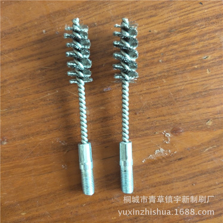 304不锈钢刷 管道通刷 铜丝清洁毛刷 尼龙丝试管刷 机械工具抛光