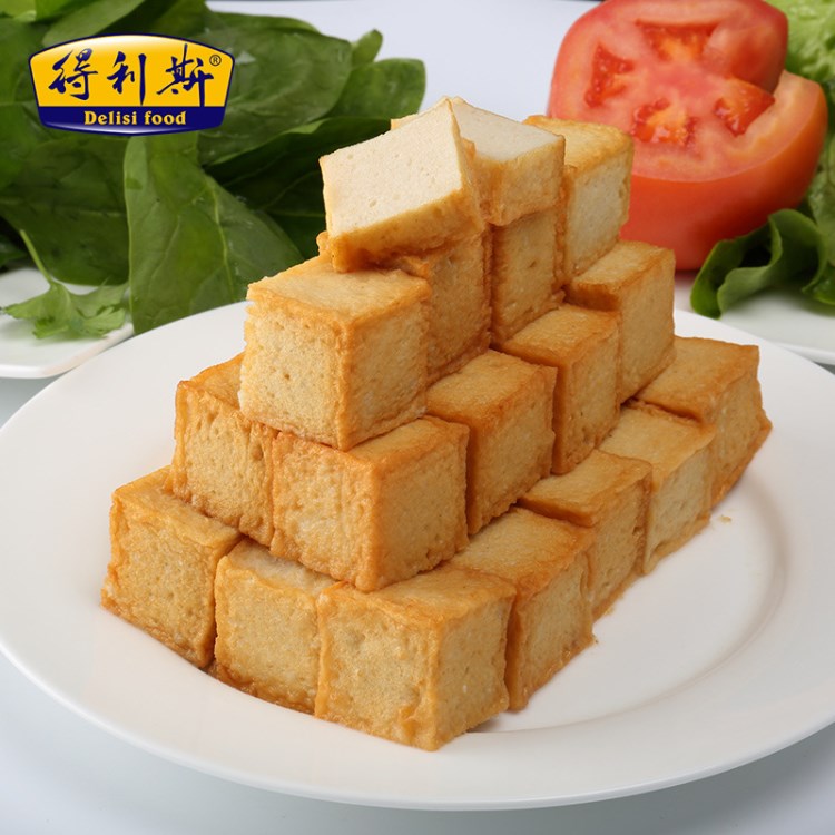 得利斯400g黄金鱼豆腐麻辣烫鱼豆腐关东煮速冻火锅丸子批发