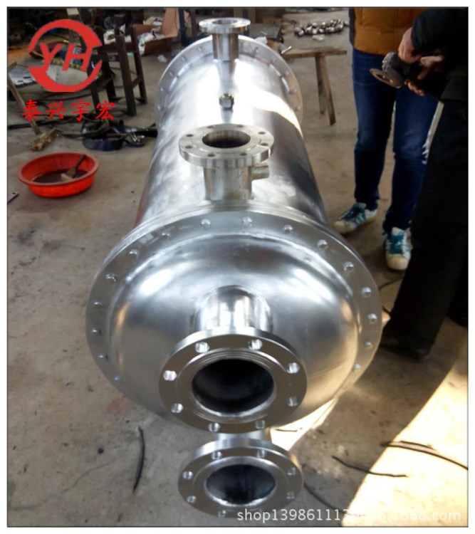 供應(yīng) 不銹鋼冷卻器 管式冷卻器 空調(diào)配套列管式蒸發(fā)器