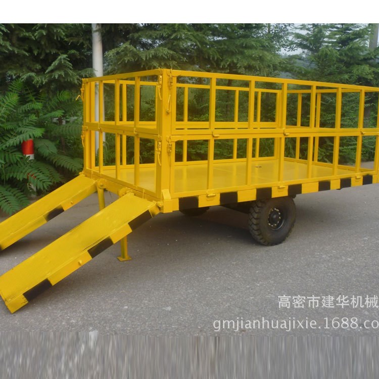 廠家直銷小型挖掘機(jī)托盤掛車 定制機(jī)械設(shè)備平板式牽引掛車批發(fā)