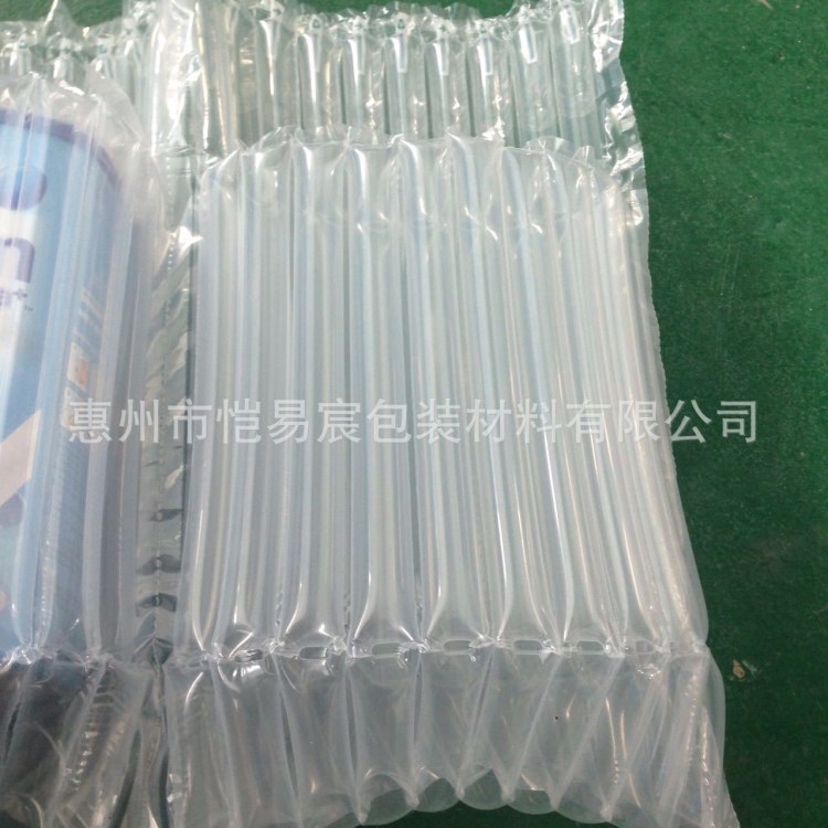 廠家直銷充氣膜氣泡柱氣墊緩沖氣柱袋奶粉紅酒物流快遞防震必備